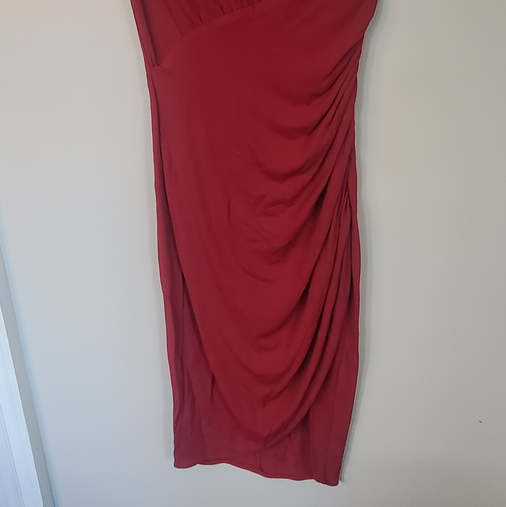 NWT Michael Kors Sexy Red Cocktail Dress - Picture 2 of 9